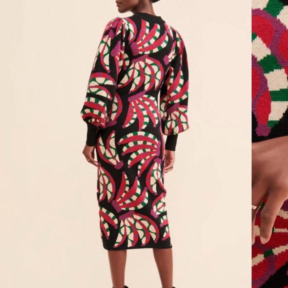 FARM Rio Multicolor Long Sleeve Dress - Picture 2 of 2